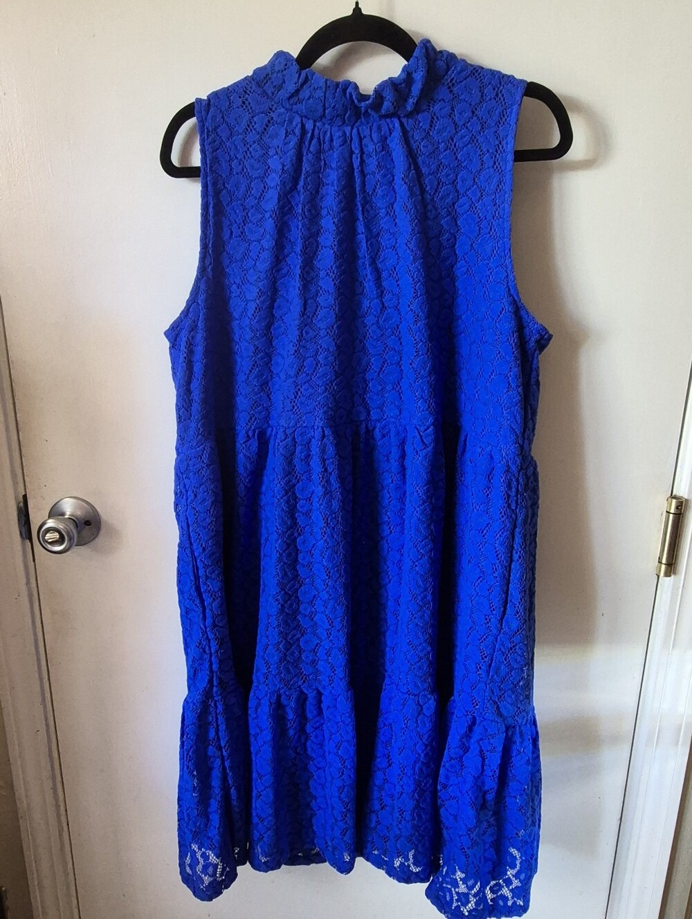 NWT Lilly Pulitzer Cornelia Swing Dress Blue Grotto Leopard Knit Lace